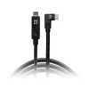 Kamerat|Tether Tools TetherPro (4,6m) USB Type-C to USB Type-C kulmamallinen kaapeli - Musta