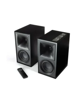 Audio|Klipsch The Fives -aktiivikaiutinpari, matta MUSTA
