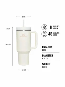 Tee, Kahvi & Vesi|Stanley The Quencher H2.O FlowState™ Tumbler -termosmuki 1.18 l CREAM TONAL