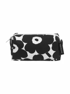 Kylpyhuonetarvikkeet|Marimekko Tiise Mini Unikko -meikkilaukku 190 WHITE, BLACK