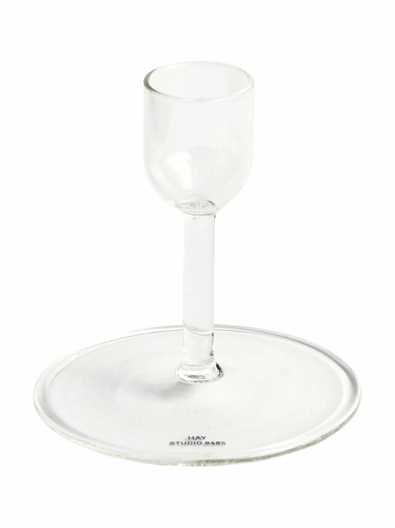 Kynttilät & Lyhdyt|HAY Tiny Straight -kynttilänjalka CLEAR