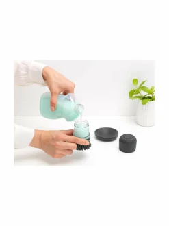 Keittiötarvikkeet|Brabantia Tiskiharja saippuatäytöllä DARK GREY