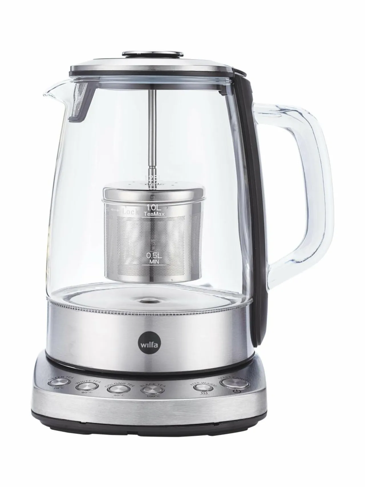 Kahvin- & Vedenkeittimet|Wilfa TM1-1500S-teenkeitin STEEL