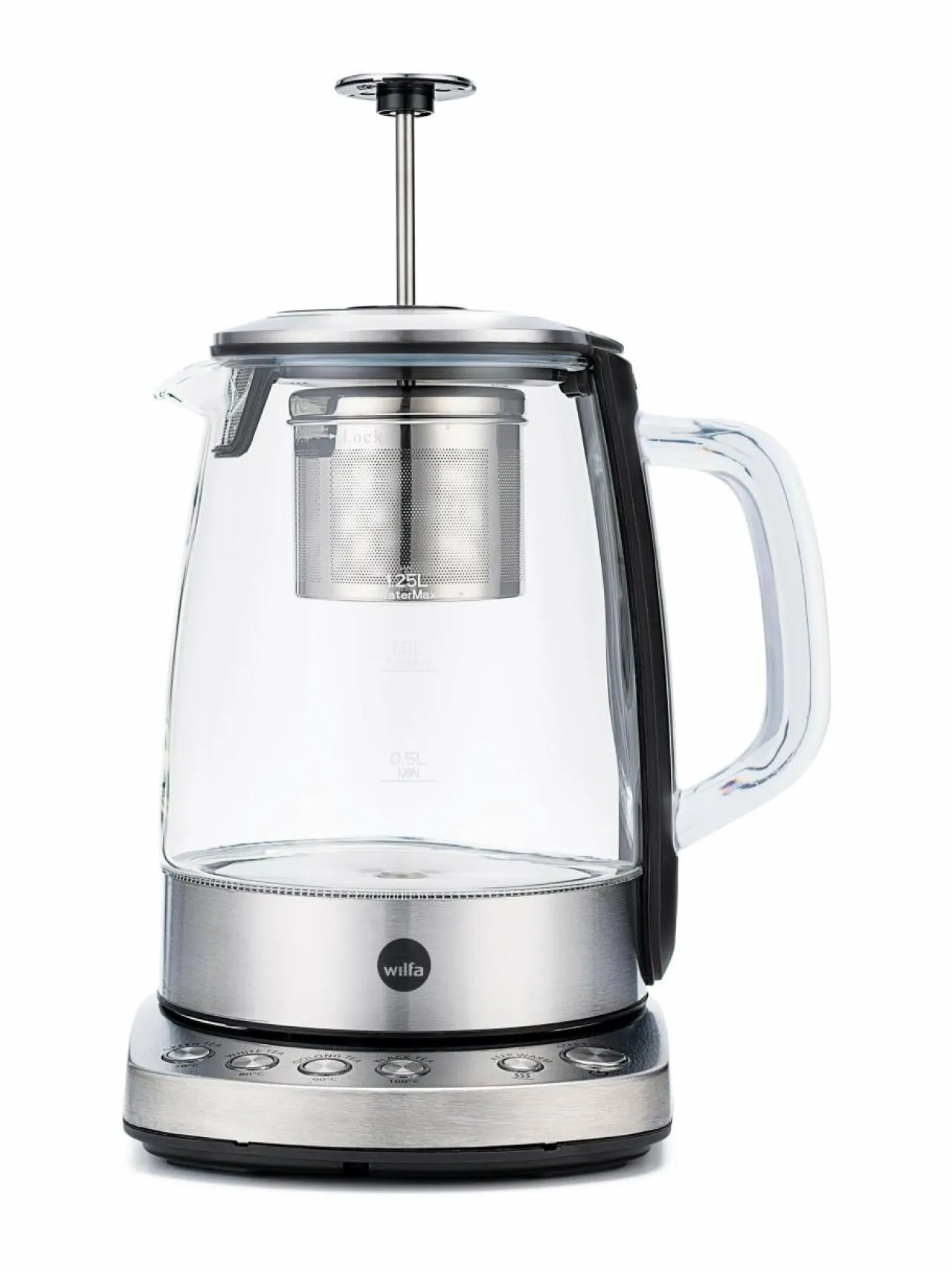 Kahvin- & Vedenkeittimet|Wilfa TM1-1500S-teenkeitin STEEL