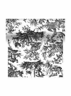 Keittiö- & Kattaustekstiilit|Duni Toile de Jouy cel -kaitaliina 4,8 m GREY