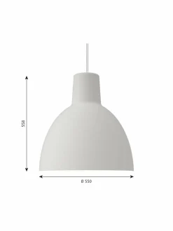 Kattovalaisimet|Louis Poulsen Toldbod-riippuvalaisin Ø 55 cm WHITE