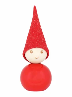 Muut Joulukoristeet|Koriste-Esineet|Aarikka Tonttu Kimalle -koriste C600 PUNAINEN