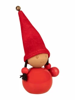 Muut Joulukoristeet|Aarikka Tonttugirl Tiuku -joulukoriste RED