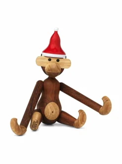 Koriste-Esineet|Kay Bojesen Tonttulakki Monkey Small -apinafiguurille PUNAINEN