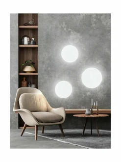 Kattovalaisimet|Design by Grönlund Top-plafondi 30 cm WHITE GLASS