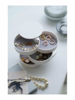 Säilytys|Yamazaki Tower Accessory Tray -korulipas WHITE