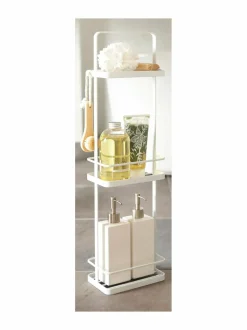 Säilytys|Yamazaki Tower Bath Rack Slim -kylpyhuoneen hylly WHITE