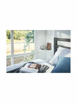 Säilytys|Yamazaki Tower- metallinen kulmahylly 22 x 22 x 3,3 cm WHITE