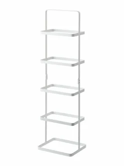 Säilytys|Yamazaki Tower Shoe Rack -kenkähylly 22 × 18 × 77,5 cm WHITE