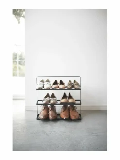 Säilytys|Yamazaki Tower Shoe Rack Wide -kenkähylly 50 × 14 × 45,5 cm BLACK