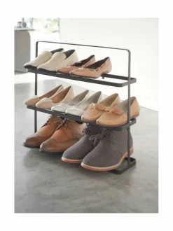 Säilytys|Yamazaki Tower Shoe Rack Wide -kenkähylly 50 × 14 × 45,5 cm BLACK
