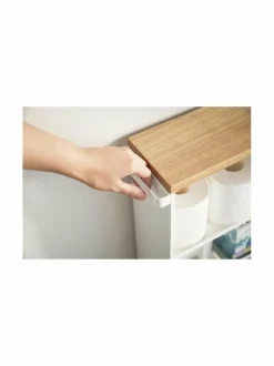 Säilytys|Yamazaki Tower Slim -kärry WHITE