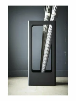 Säilytys|Yamazaki Tower Slim -sateenvarjoteline 22 x 12 x 50 cm BLACK