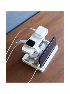 Säilytys|Yamazaki Tower Smartphone & Device -latausteline WHITE