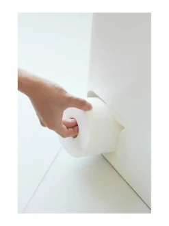 Säilytys|Yamazaki Tower Toilet Paper Stocker -WC-paperiteline WHITE