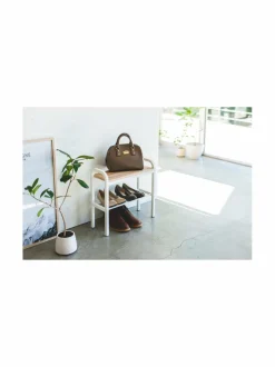 Säilytys|Yamazaki Tower-kenkähylly 48 x 19 x 46 cm WHITE