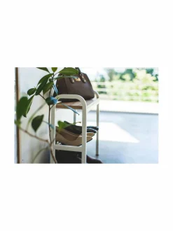 Säilytys|Yamazaki Tower-kenkähylly 48 x 19 x 46 cm WHITE