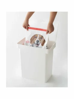 Säilytys|Yamazaki Tower-lemmikinruokalaatikko 25 l WHITE