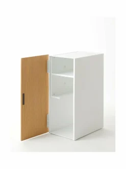 Säilytys|Yamazaki Tower-pelikonsolikaappi 36,5 x 60,3 x 247 cm WHITE