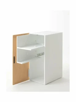 Säilytys|Yamazaki Tower-pelikonsolikaappi 36,5 x 60,3 x 247 cm WHITE