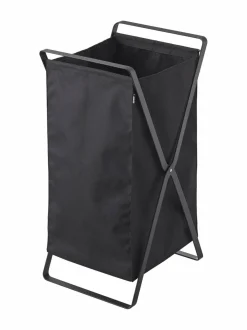 Pyykkihuolto|Yamazaki Tower-pyykkikori 64 x 36 x 30 cm BLACK