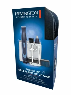 Ihokarvanpoisto|Remington Travel Kit Trimmer Set -trimmerisetti, 13 osaa BLUE