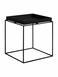 Pöydät|HAY Tray-pöytä 40 x 40 x 40 cm MUSTA