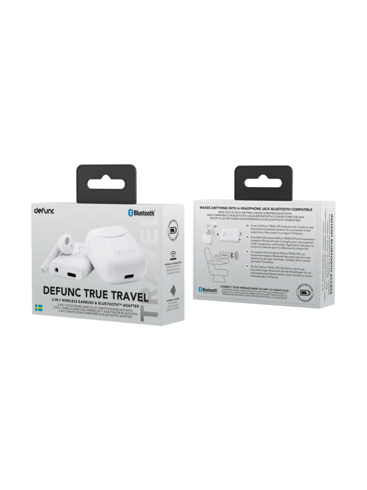 Audio|Defunc TRUE TRAVEL Wireless BT Kuuloke VALKOINEN