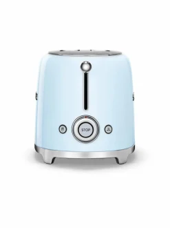 Leivänpaahtimet|Smeg TSF01PBEU-leivänpaahdin, 2 viipaleelle VAALEANSININEN