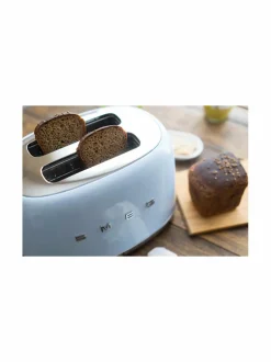Leivänpaahtimet|Smeg TSF01PBEU-leivänpaahdin, 2 viipaleelle VAALEANSININEN