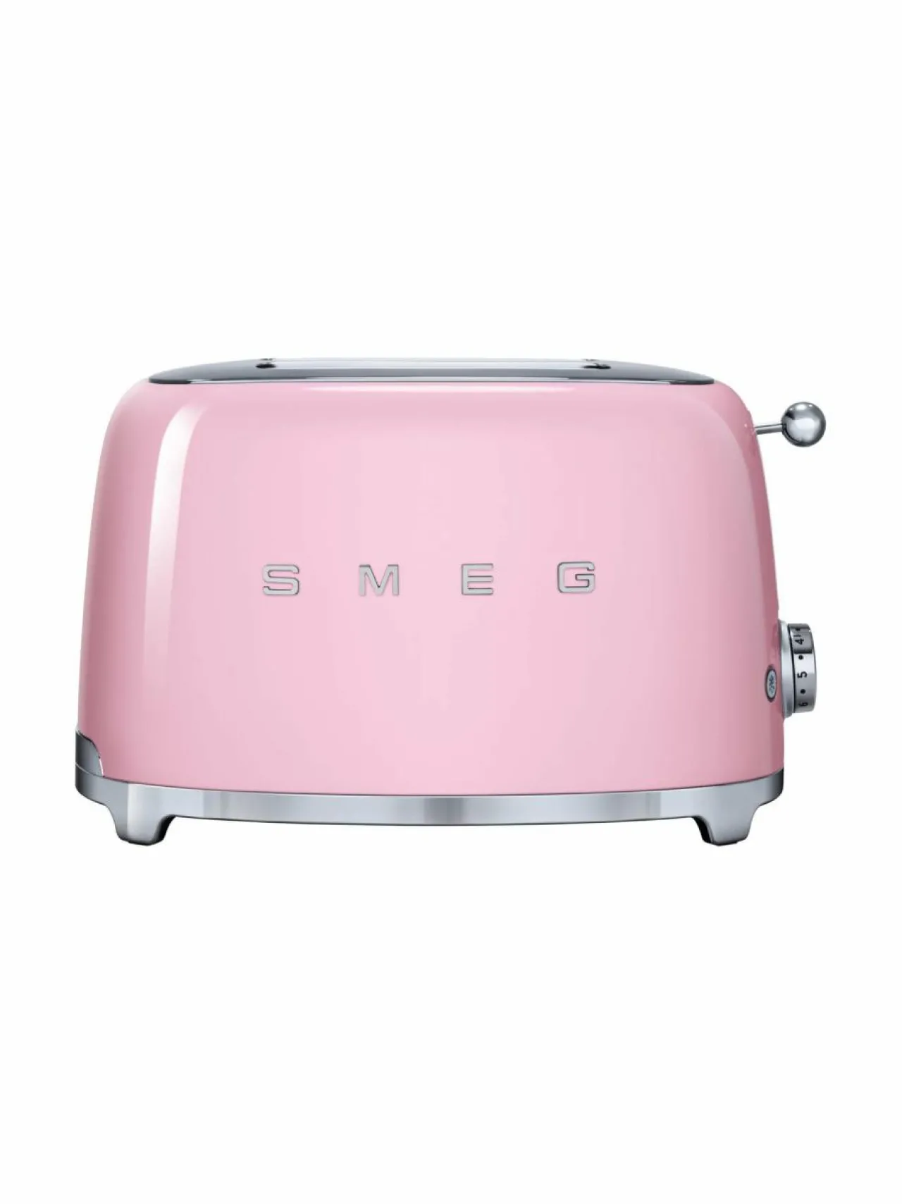 Leivänpaahtimet|Smeg TSF01PKEU-leivänpaahdin, 2 viipaleelle VAALEANPUNAINEN