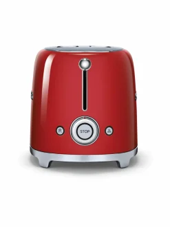 Leivänpaahtimet|Smeg TSF01RDEU-leivänpaahdin, 2 viipaleelle PUNAINEN