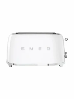 Leivänpaahtimet|Smeg TSF02WHEU-leivänpaahdin, 4-viipaleelle WHITE