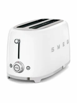 Leivänpaahtimet|Smeg TSF02WHEU-leivänpaahdin, 4-viipaleelle WHITE