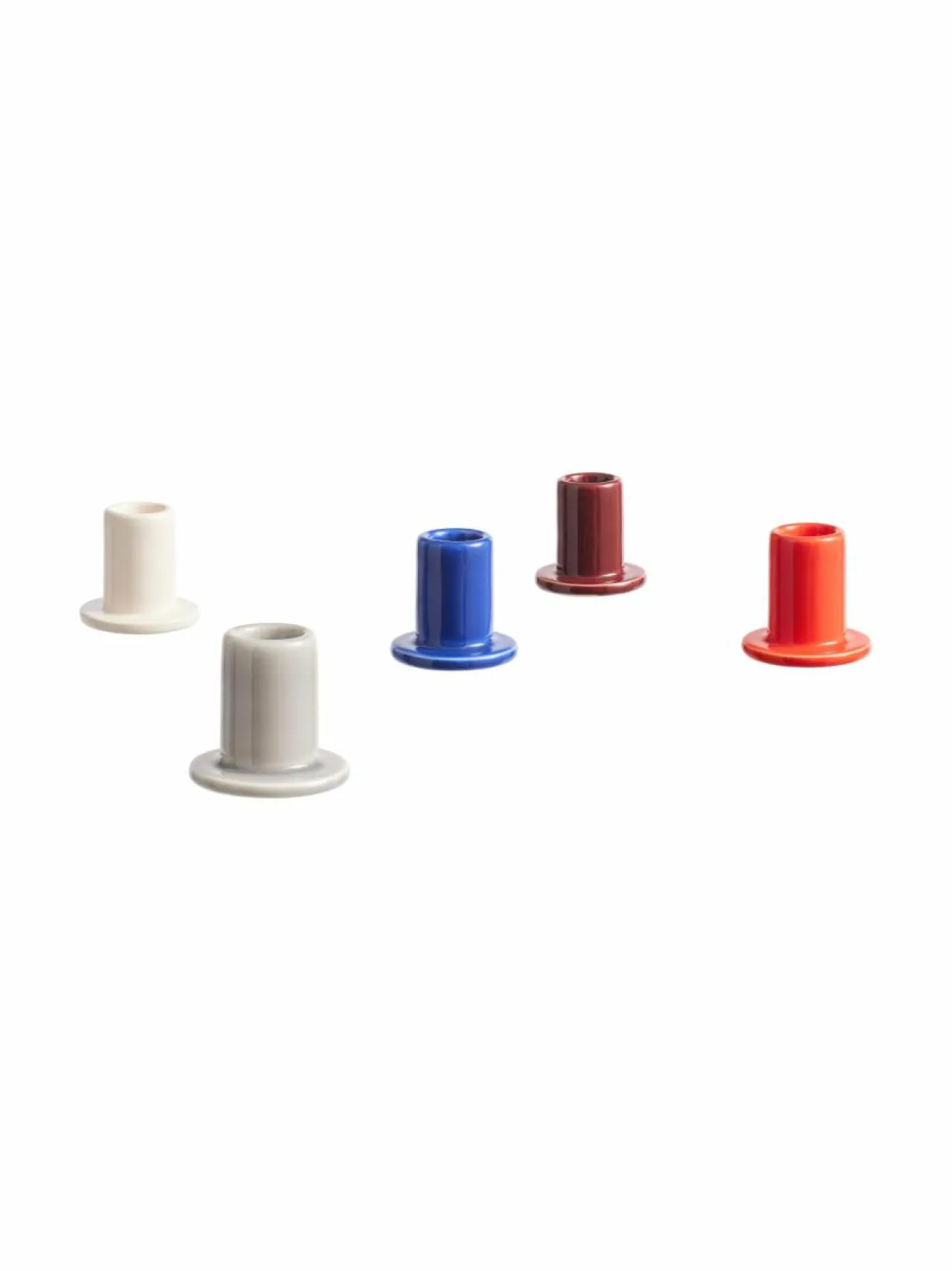 Kynttilät & Lyhdyt|HAY Tube-kynttilänjalka OFF-WHITE