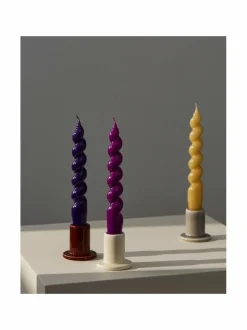 Kynttilät & Lyhdyt|HAY Tube-kynttilänjalka OFF-WHITE