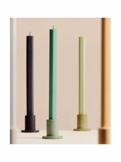 Kynttilät & Lyhdyt|HAY Tube-kynttilänjalka GREEN