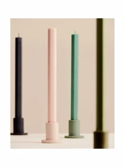 Kynttilät & Lyhdyt|HAY Tube-kynttilänjalka GREEN