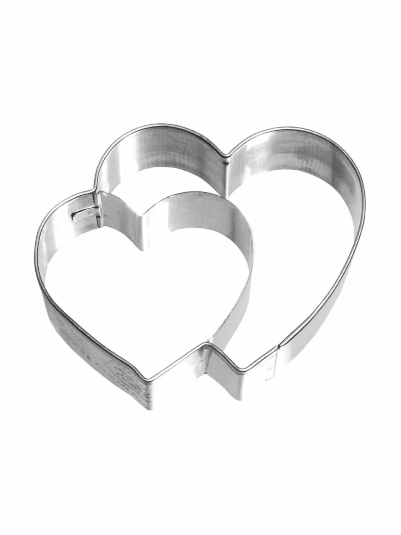 Leivonta|Birkmann Tuplasydän-piparkakkumuotti 6,5 cm TERÄSTÄ