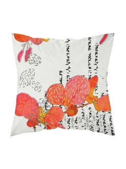 Sisustustyynyt|Vilpola Tyynynpäällinen Jälki 50 x 50 cm ORANSSI