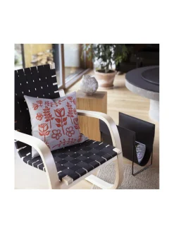 Sisustustyynyt|MIIKO Tyynynpäällinen Taikapuutarha, oranssi MUSTA/BEIGE