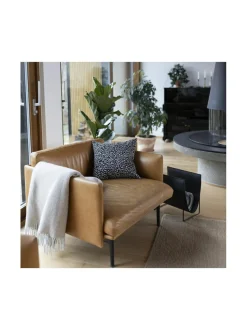 Sisustustyynyt|MIIKO Tyynynpäällinen Villi MUSTA/BEIGE