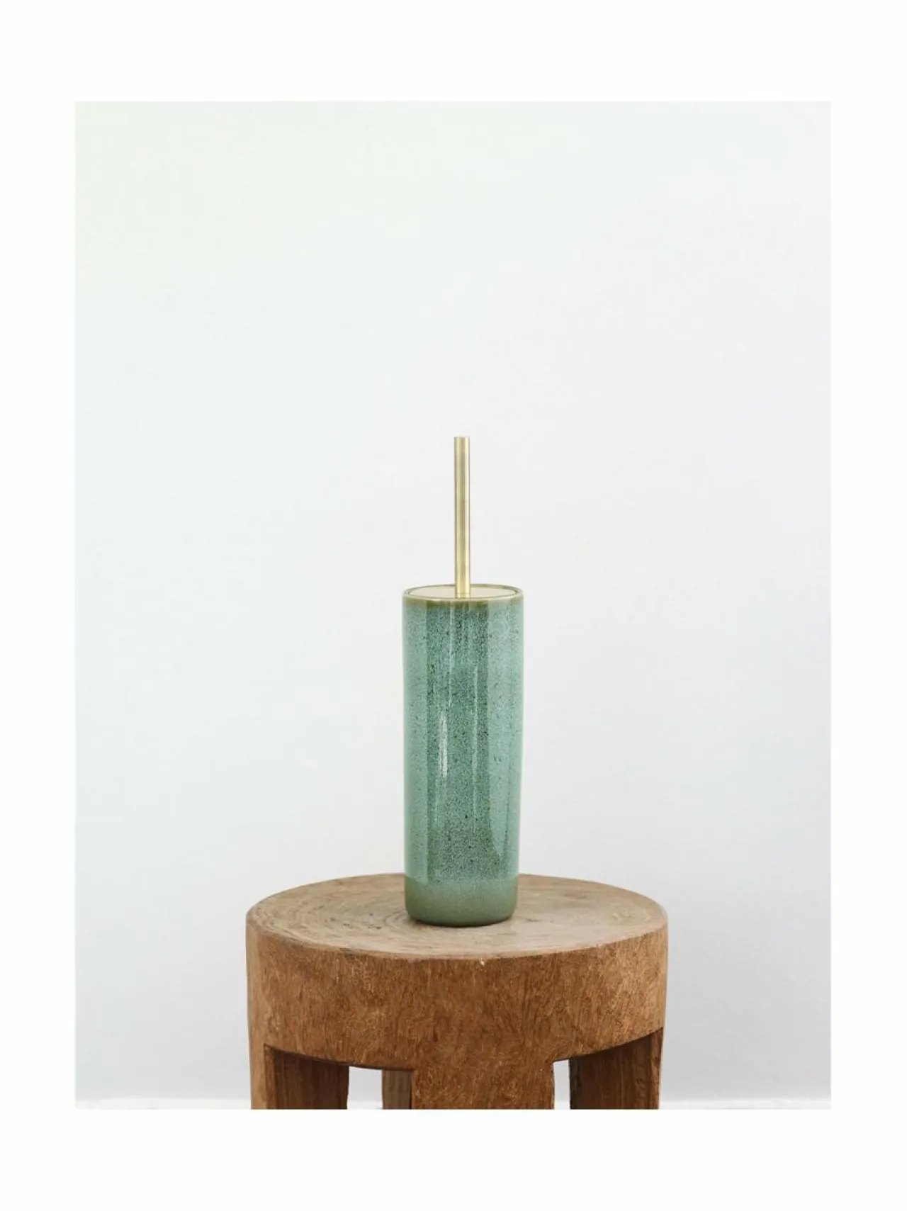 Kylpyhuonetarvikkeet|Aquanova Ugo-WC-harja ja teline FOREST