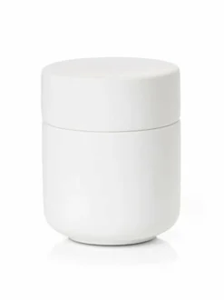 Kylpyhuonetarvikkeet|Zone Denmark Ume - kannellinen purkki WHITE