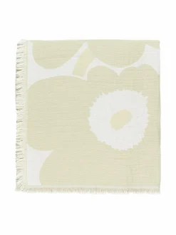 Huovat & Päiväpeitot|Marimekko Unikko Jacquard -huopa 150 x 220 cm 100 OFF WHITE, WHITE